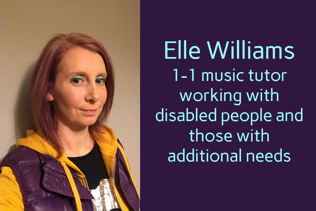 elle williams one to one music lessons disabled people