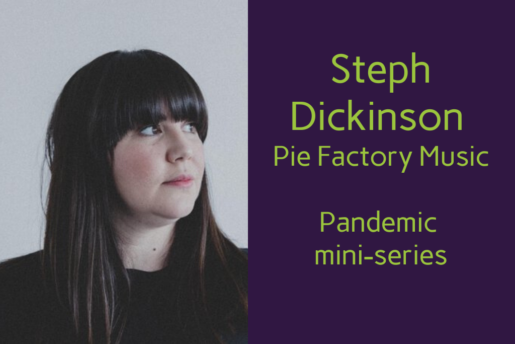 steph dickinson pie factory music
