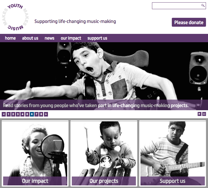 youth music website
